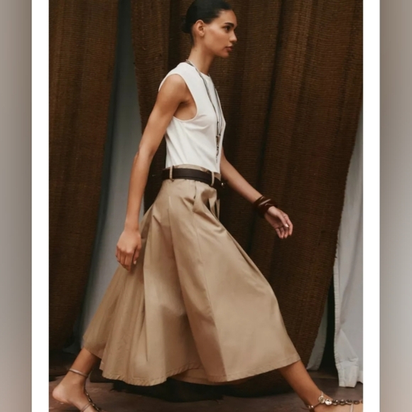 Zara Combination Belted Skirt - Picture 2 of 9